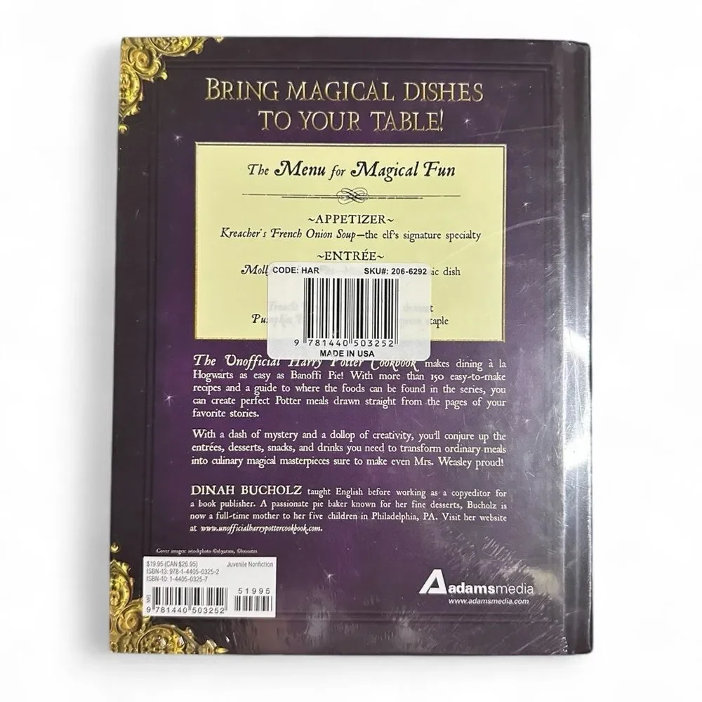 Unofficial Harry Potter Cookbook NEW